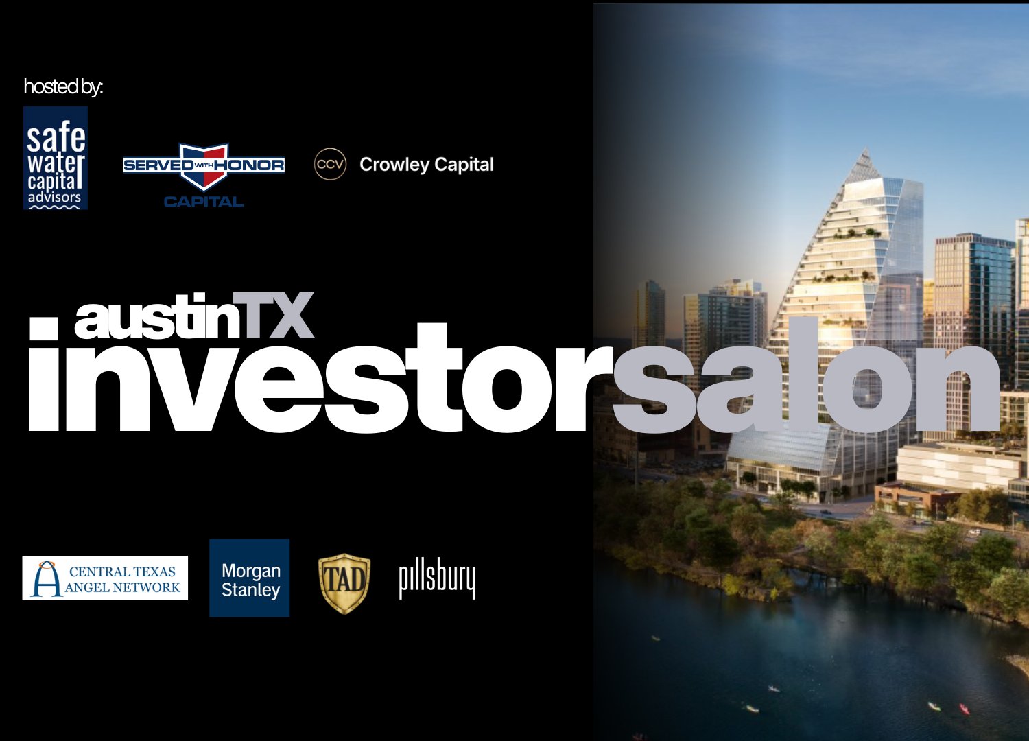 Austin TX Investor Salon — 3/27 at Google Sail Tower